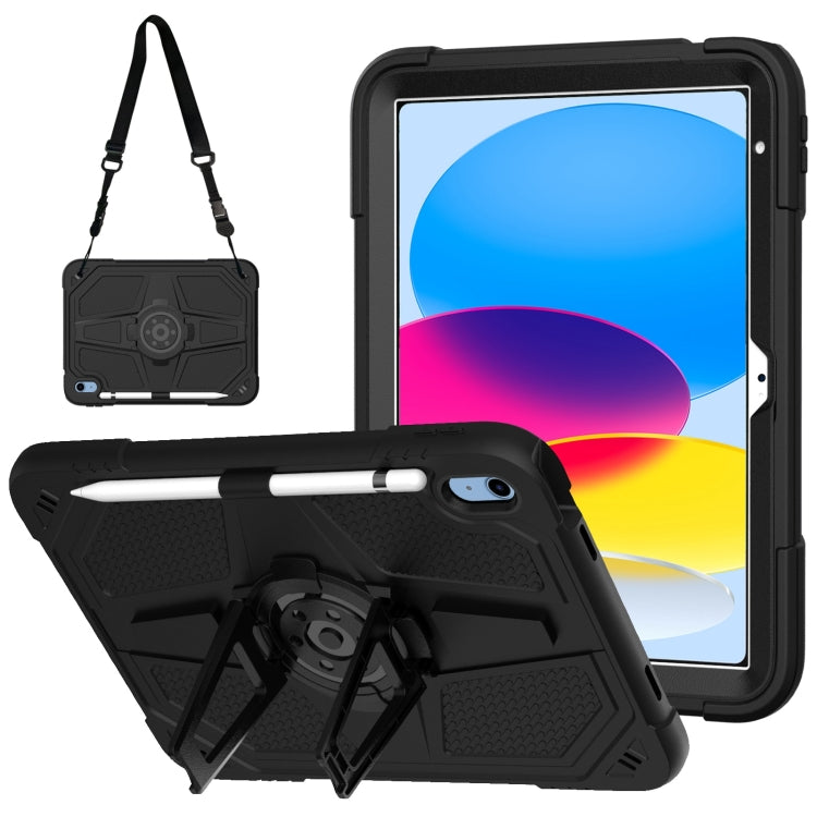 Punk Stand PC Hybrid Silicone Tablet Case with Shoulder Strap