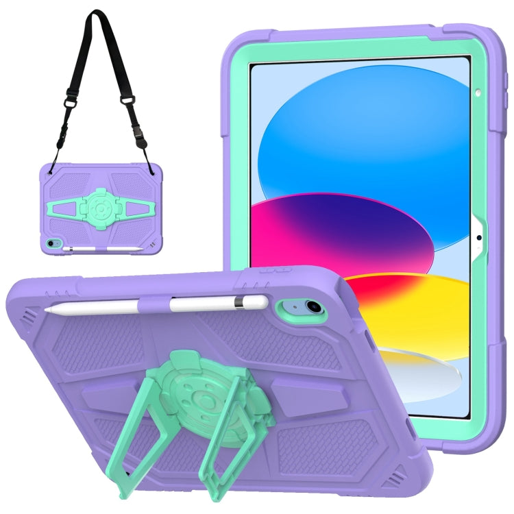 Punk Stand PC Hybrid Silicone Tablet Case with Shoulder Strap
