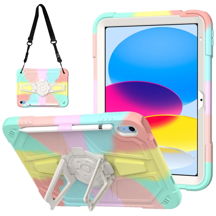 Punk Stand PC Hybrid Silicone Tablet Case with Shoulder Strap