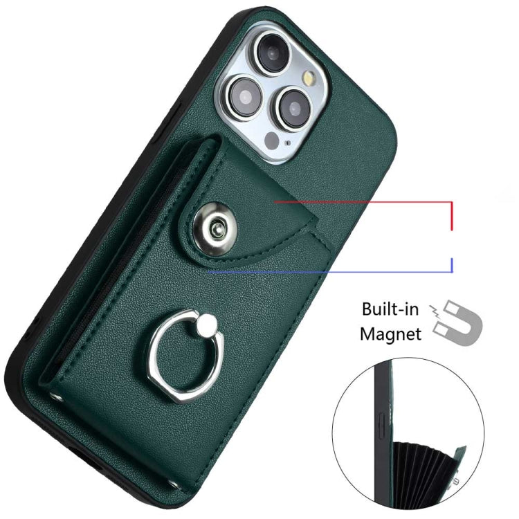 Organ Card Bag Ring Holder Phone Case with Long Lanyard, For iPhone 12 Pro, For iPhone 12 mini, For iPhone 11 Pro Max, For iPhone 11