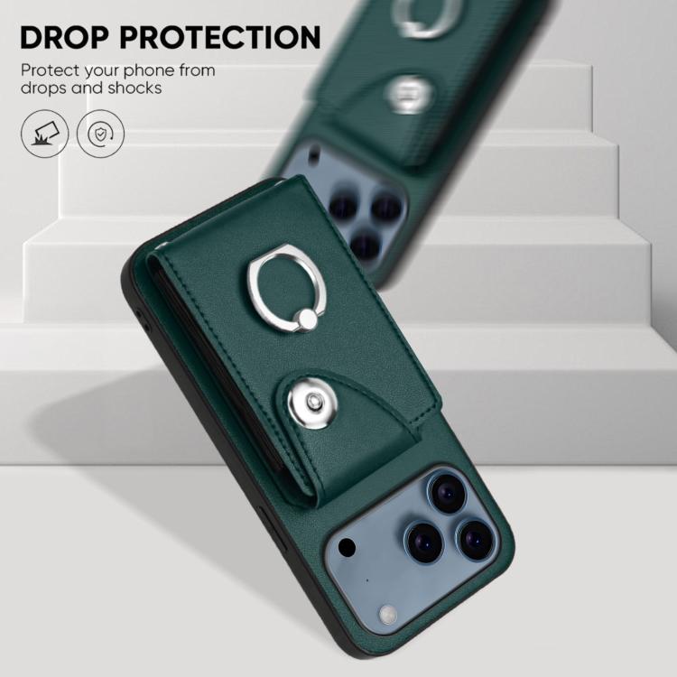 Organ Card Bag Ring Holder Phone Case with Long Lanyard, For iPhone 17 Pro Max, For iPhone 17 Pro, For iPhone 17, For iPhone 17 Air