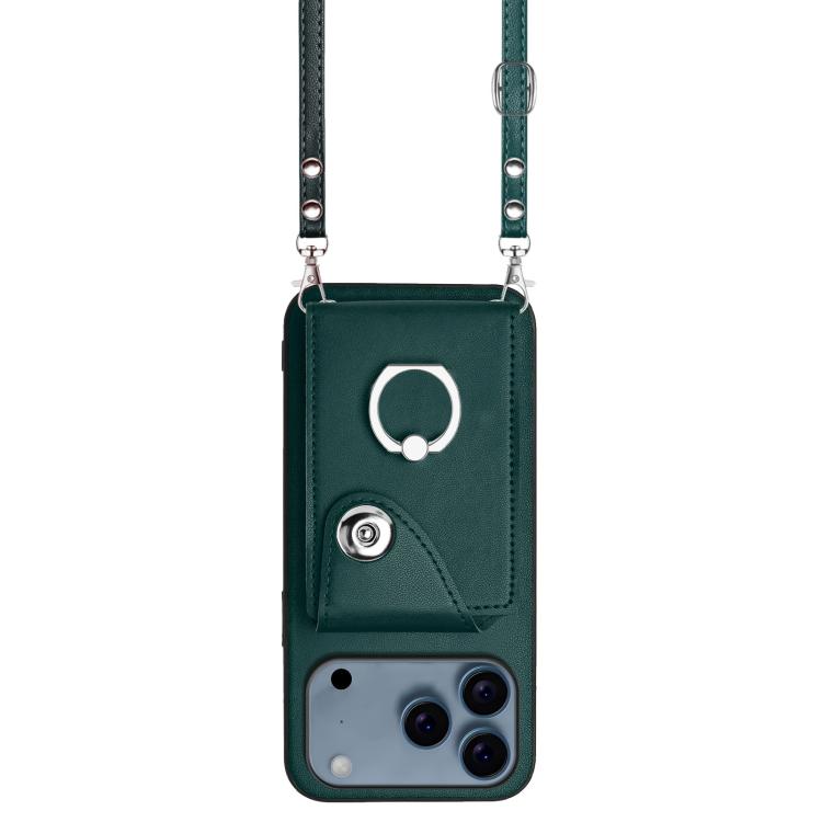 Organ Card Bag Ring Holder Phone Case with Long Lanyard, For iPhone 17 Pro Max, For iPhone 17 Pro, For iPhone 17, For iPhone 17 Air
