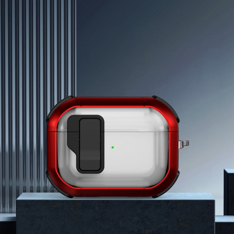 Thunder Clear Wireless Earphones Protective Case with Magnetic Switch, For AirPods 3, For AirPods Pro