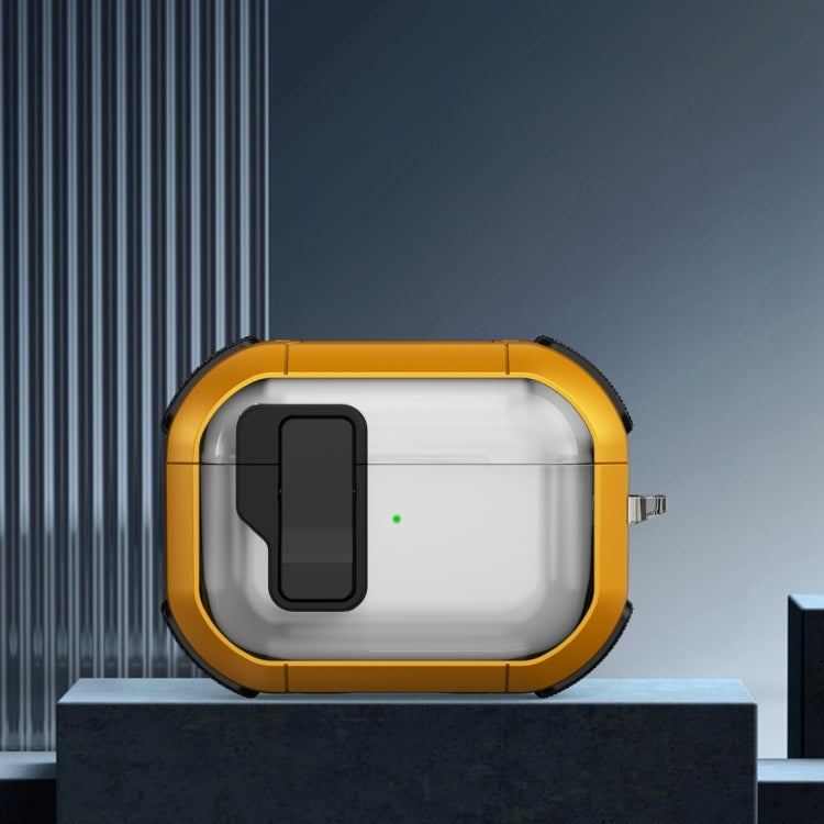 Thunder Clear Wireless Earphones Protective Case with Magnetic Switch, For AirPods 3, For AirPods Pro