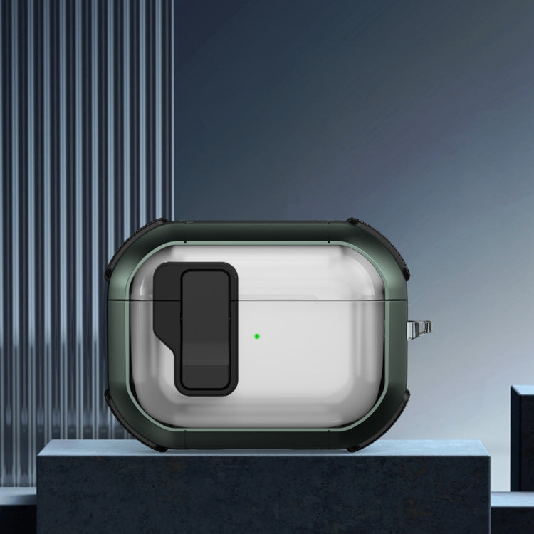 Thunder Clear Wireless Earphones Protective Case with Magnetic Switch, For AirPods 3, For AirPods Pro