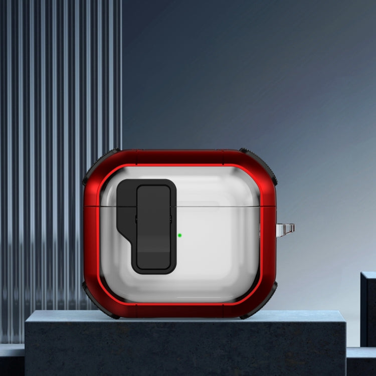 Thunder Clear Wireless Earphones Protective Case with Magnetic Switch, For AirPods 3, For AirPods Pro