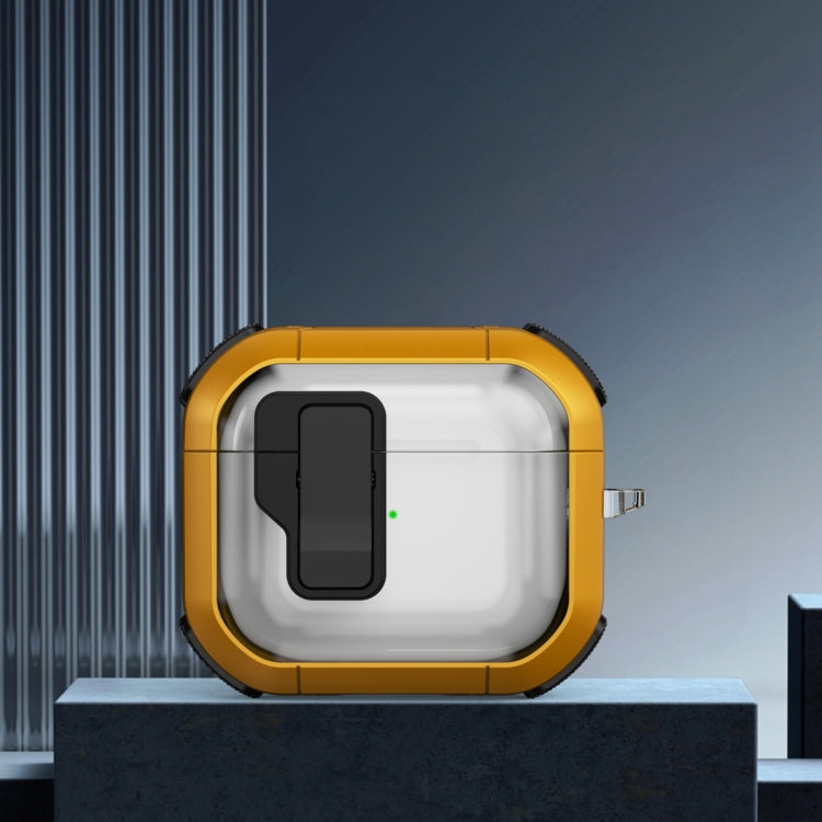 Thunder Clear Wireless Earphones Protective Case with Magnetic Switch, For AirPods 3, For AirPods Pro