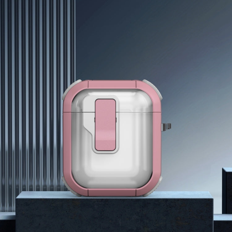 Thunder Clear Wireless Earphones Protective Case with Magnetic Switch, For AirPods 2