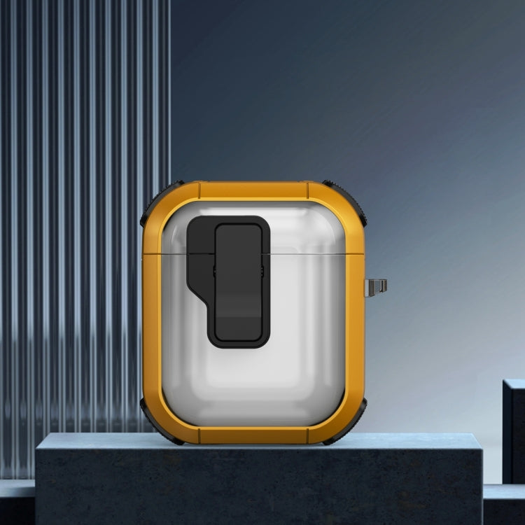 Thunder Clear Wireless Earphones Protective Case with Magnetic Switch, For AirPods 2