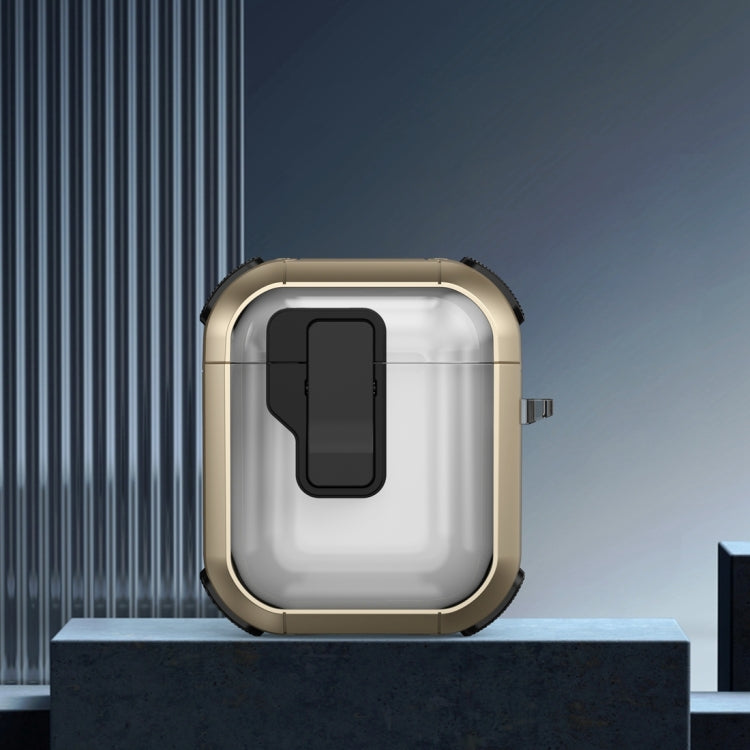 Thunder Clear Wireless Earphones Protective Case with Magnetic Switch, For AirPods 2