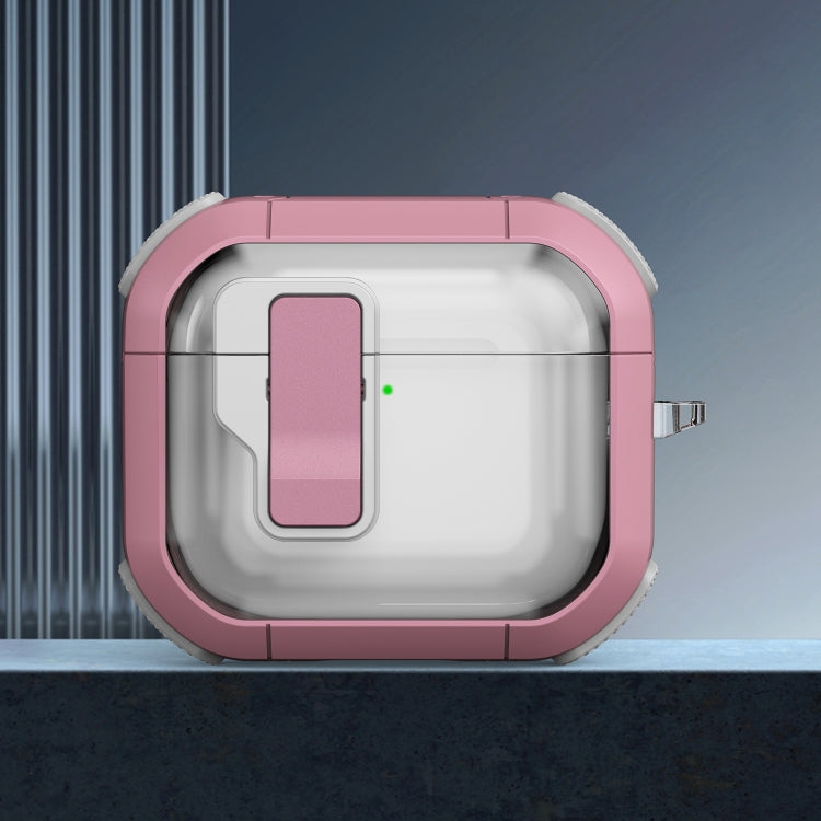 Thunder Clear Wireless Earphones Protective Case with Magnetic Switch, For AirPods 4, For AirPods Pro 2