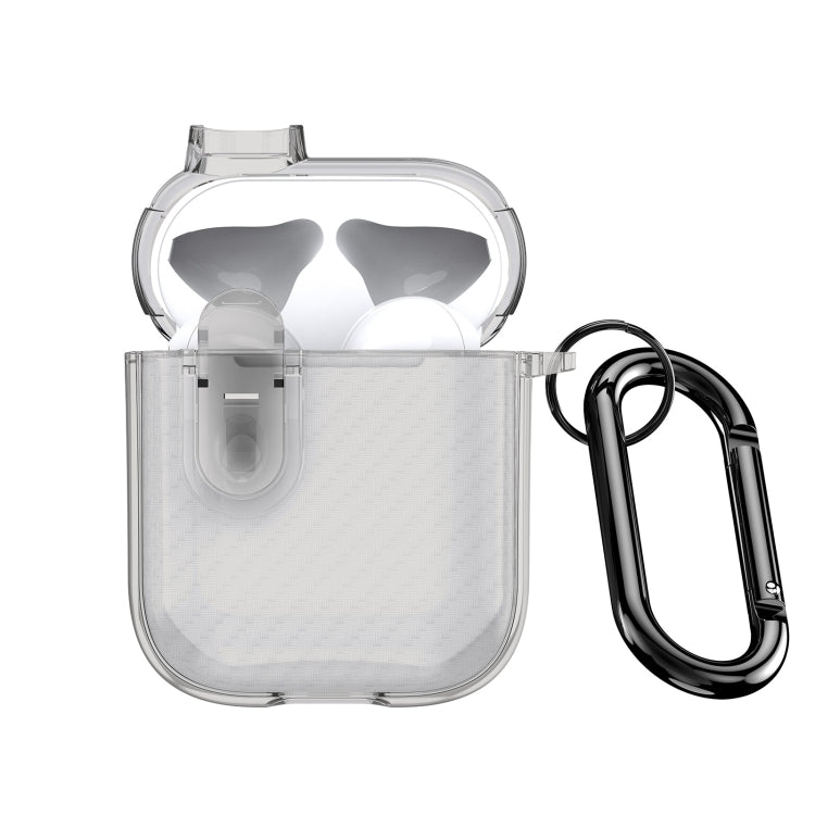DUX DUCIS PECK Series Split Transparent Carbon Fiber Earphone Case