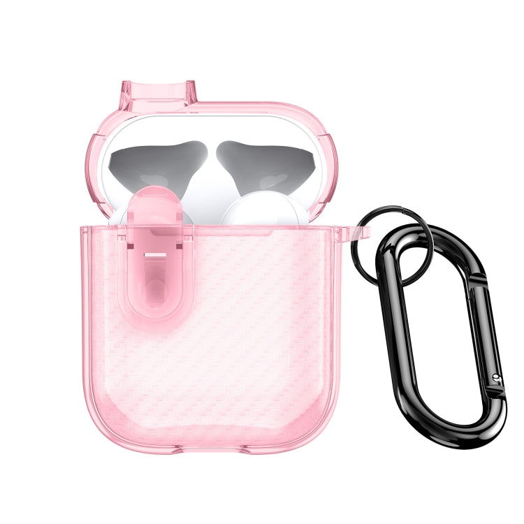 DUX DUCIS PECK Series Split Transparent Carbon Fiber Earphone Case