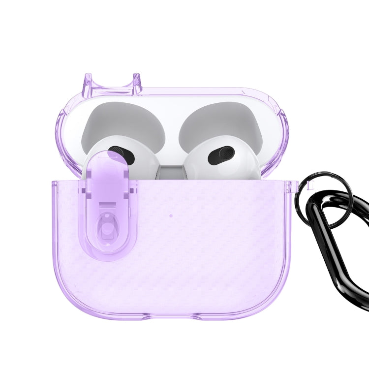 DUX DUCIS PECK Series Split Transparent Carbon Fiber Earphone Case