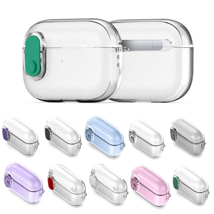 DUX DUCIS PECK Series Split Transparent Carbon Fiber Earphone Case