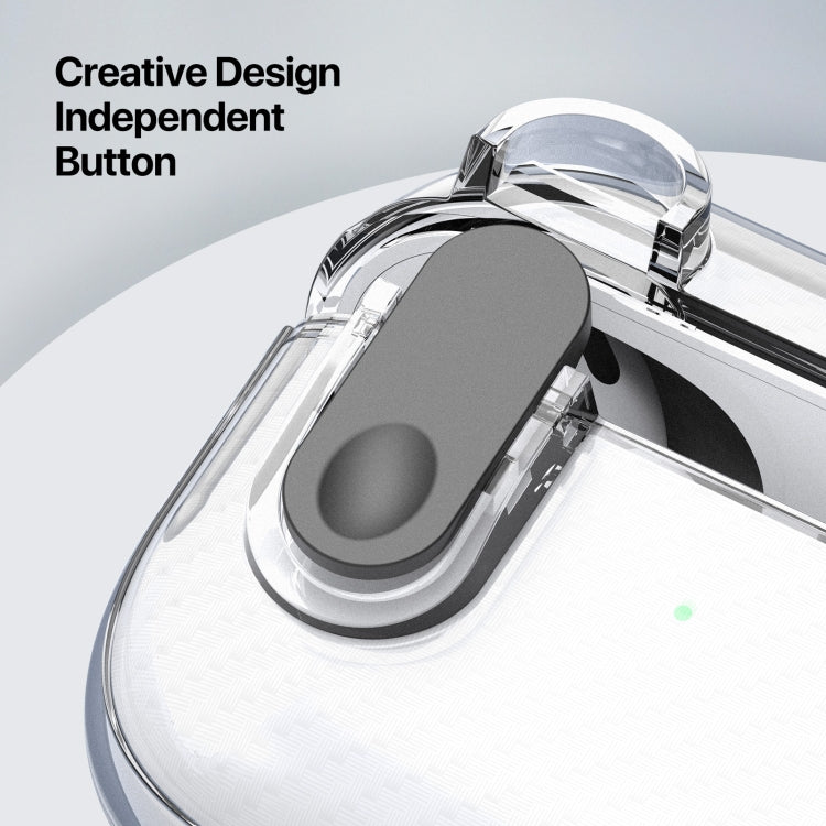 DUX DUCIS PECK Series Split Transparent Carbon Fiber Earphone Case