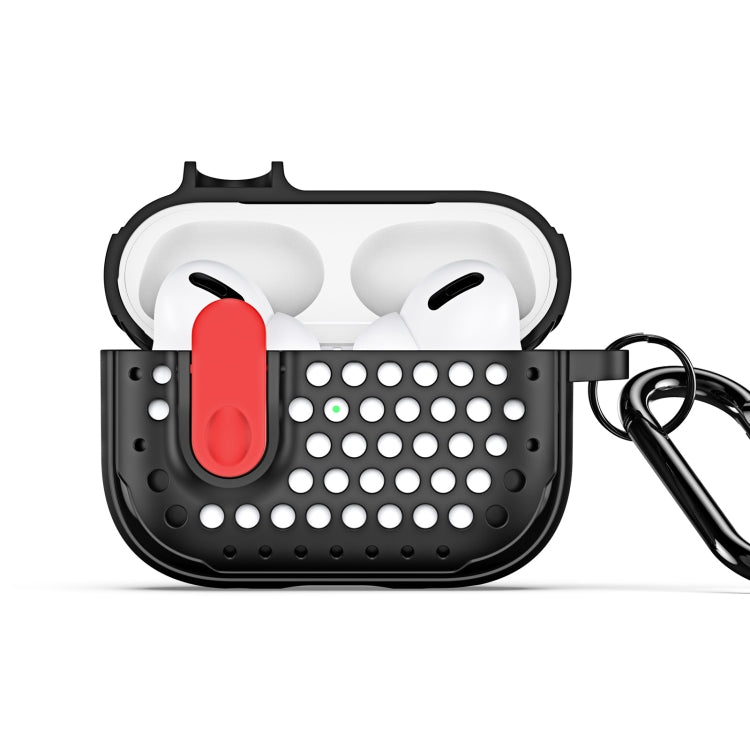 DUX DUCIS PECM Series Split Peak Hollow Earphone Case with Hook