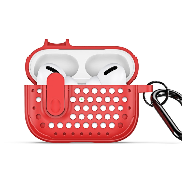 DUX DUCIS PECM Series Split Peak Hollow Earphone Case with Hook