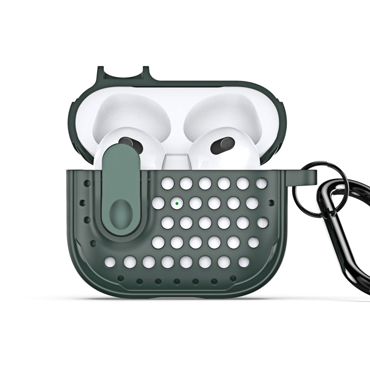 DUX DUCIS PECM Series Split Peak Hollow Earphone Case with Hook