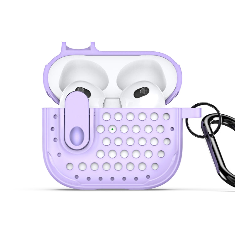 DUX DUCIS PECM Series Split Peak Hollow Earphone Case with Hook