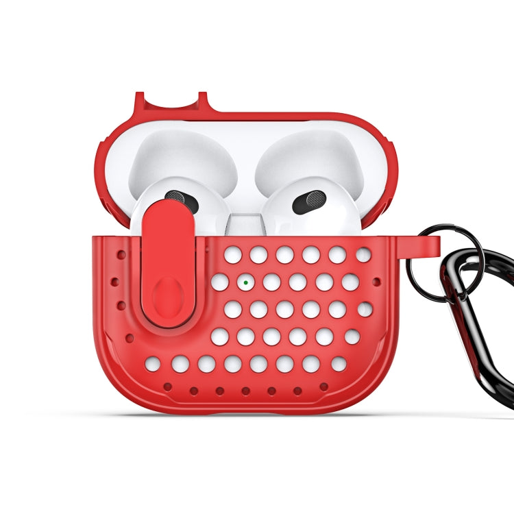DUX DUCIS PECM Series Split Peak Hollow Earphone Case with Hook
