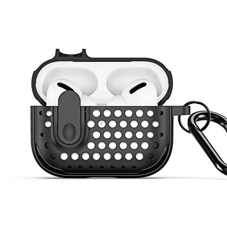 DUX DUCIS PECM Series Split Peak Hollow Earphone Case with Hook