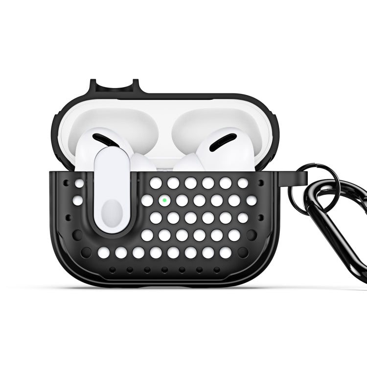 DUX DUCIS PECM Series Split Peak Hollow Earphone Case with Hook
