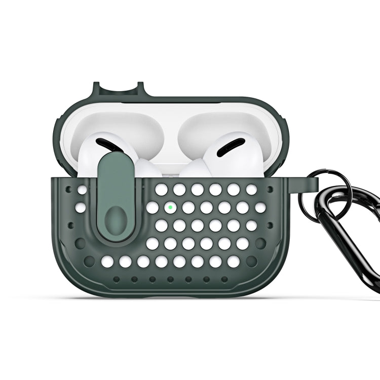 DUX DUCIS PECM Series Split Peak Hollow Earphone Case with Hook