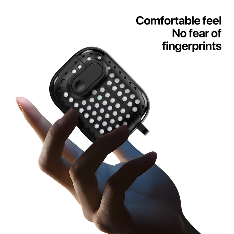 DUX DUCIS PECM Series Split Peak Hollow Earphone Case with Hook