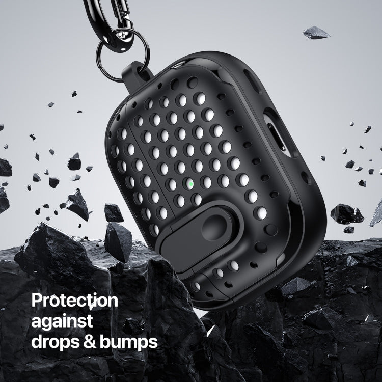 DUX DUCIS PECM Series Split Peak Hollow Earphone Case with Hook