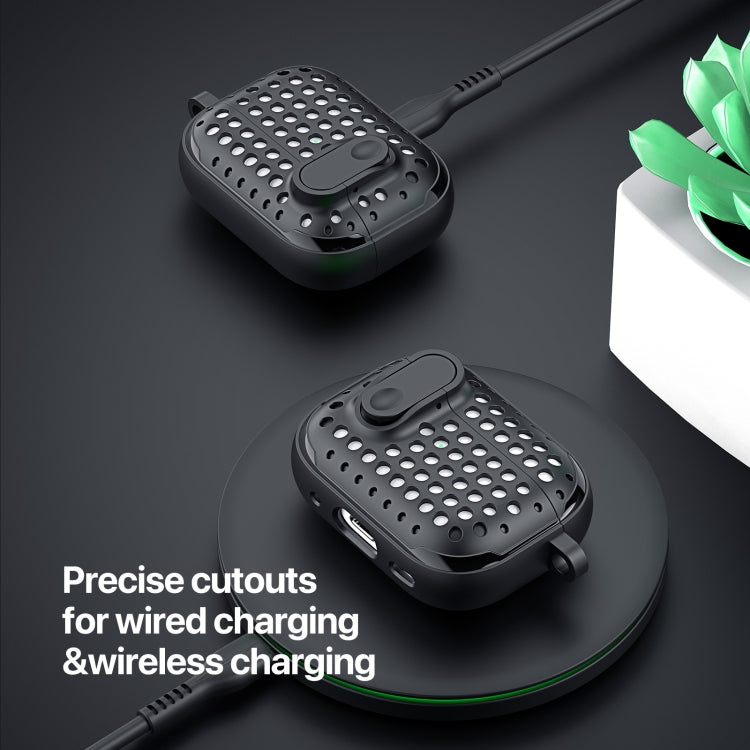 DUX DUCIS PECM Series Split Peak Hollow Earphone Case with Hook