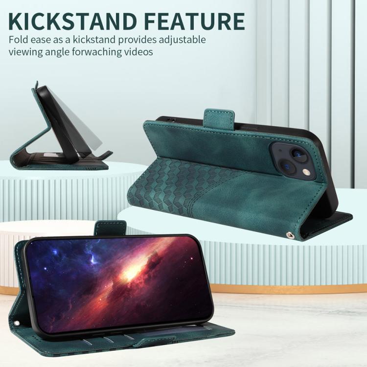 Embossed Rhombus Starry Leather Phone Case, For iPhone 17 Pro Max, For iPhone 17 Pro, For iPhone 17, For iPhone 17 Air