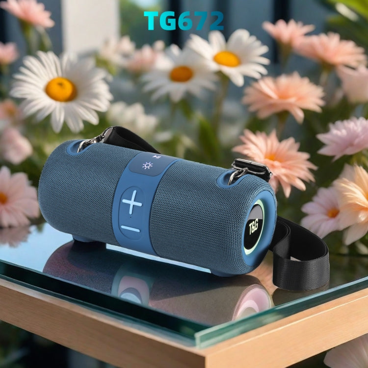 T&G TG-672 Outdoor Portable Subwoofer Bluetooth Speaker Support TF Card, TG-672