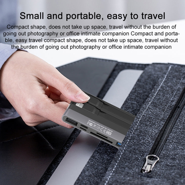 NK-1048HD 6 in 1 Multifunctional Docking Station, NK-1048HD