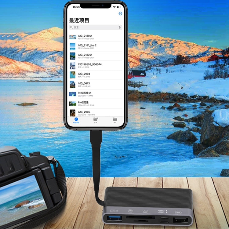 NK-1048HD 6 in 1 Multifunctional Docking Station, NK-1048HD