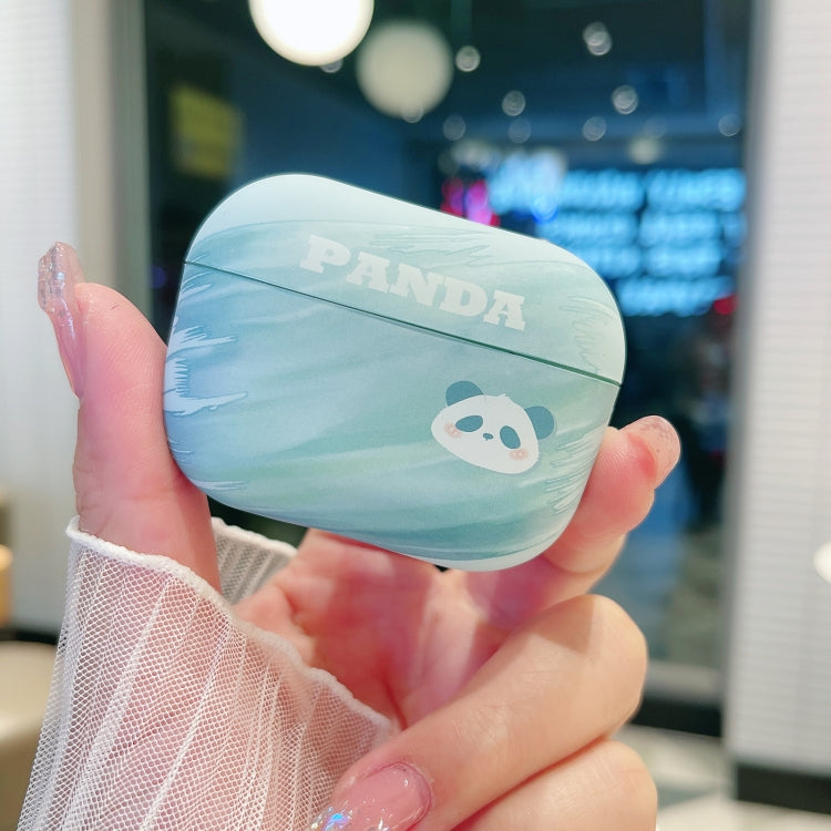 Étui de protection mat en PC Panda pour écouteurs, pour AirPods Pro 2, AirPods 3, AirPods Pro, AirPods 1/2