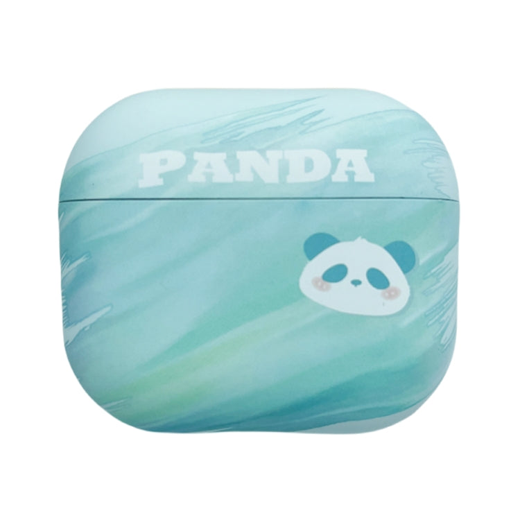 Étui de protection mat en PC Panda pour écouteurs, pour AirPods Pro 2, AirPods 3, AirPods Pro, AirPods 1/2