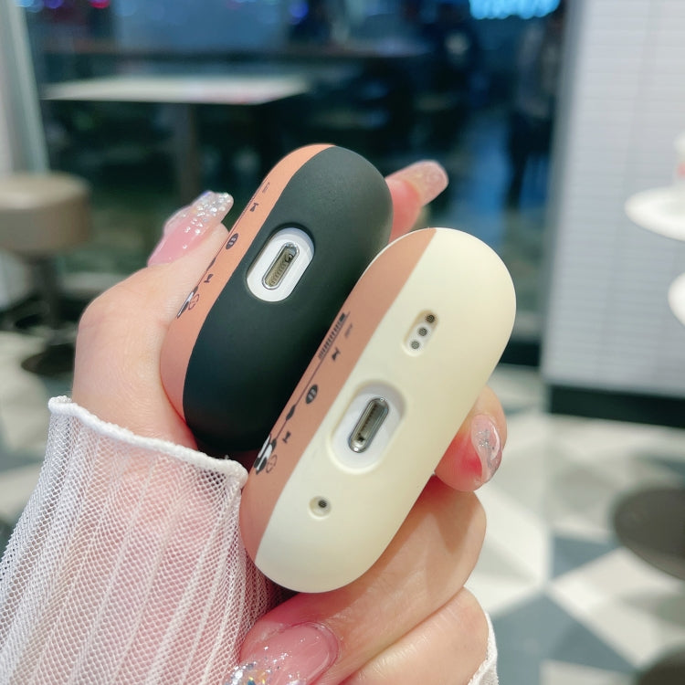 Panda Records Pattern Earbuds Box Frosted TPU Case, For AirPods Pro 2, For AirPods 3, For AirPods Pro, For AirPods 2 / 1