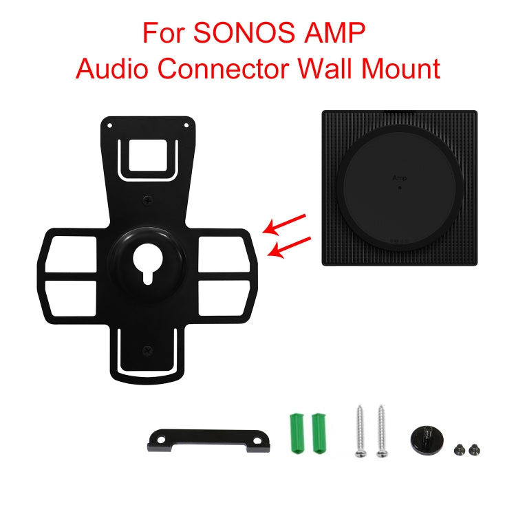 Multifunctional Audio Connector Wall Mount Bracket, For SONOS Amp