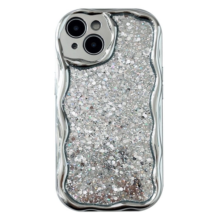 Electroplated TPU Wavy Edge Glitter Phone Case, For iPhone 15 Pro Max, For iPhone 15 Pro, For iPhone 15 Plus, For iPhone 15, For iPhone 14 Plus, For iPhone 14, For iPhone 14 Pro, For iPhone 14 Pro Max, For iPhone 13 Pro Max, For iPhone 13 Pro����������...