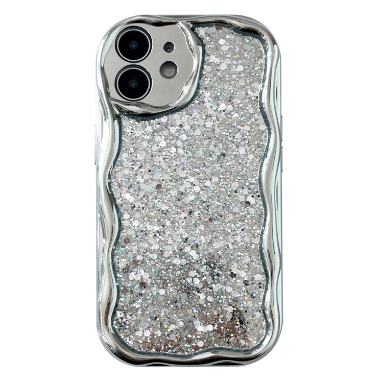 Electroplated TPU Wavy Edge Glitter Phone Case, For iPhone 15 Pro Max, For iPhone 15 Pro, For iPhone 15 Plus, For iPhone 15, For iPhone 14 Plus, For iPhone 14, For iPhone 14 Pro, For iPhone 14 Pro Max, For iPhone 13 Pro Max, For iPhone 13 Pro����������...