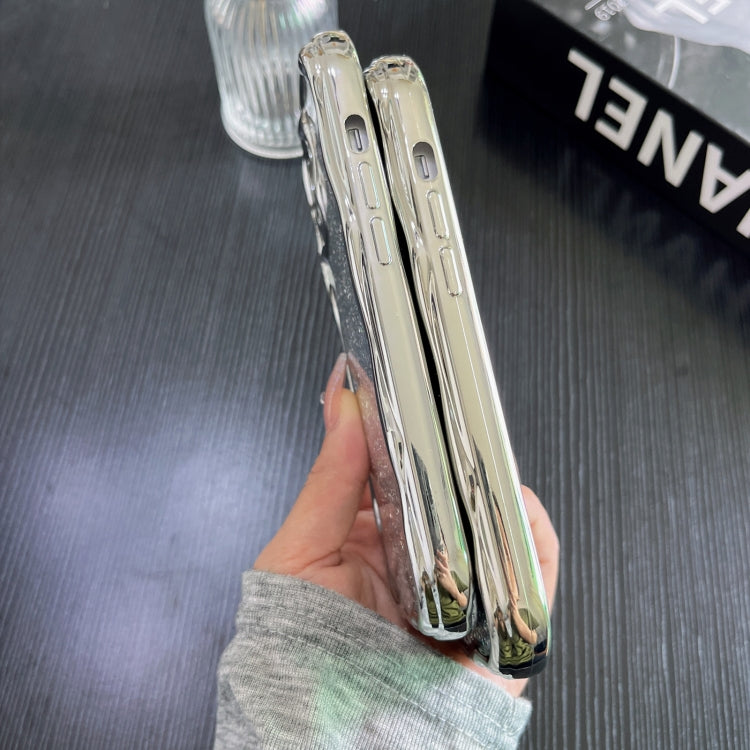 Electroplated TPU Wavy Edge Glitter Phone Case, For iPhone 15 Pro Max, For iPhone 15 Pro, For iPhone 15 Plus, For iPhone 15, For iPhone 14 Plus, For iPhone 14, For iPhone 14 Pro, For iPhone 14 Pro Max, For iPhone 13 Pro Max, For iPhone 13 Pro����������...
