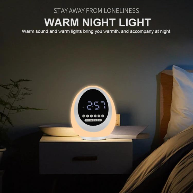 P13 Multifunctional RGB Wireless Bluetooth Speaker with Colorful Lights & Alarm & Clock, P13