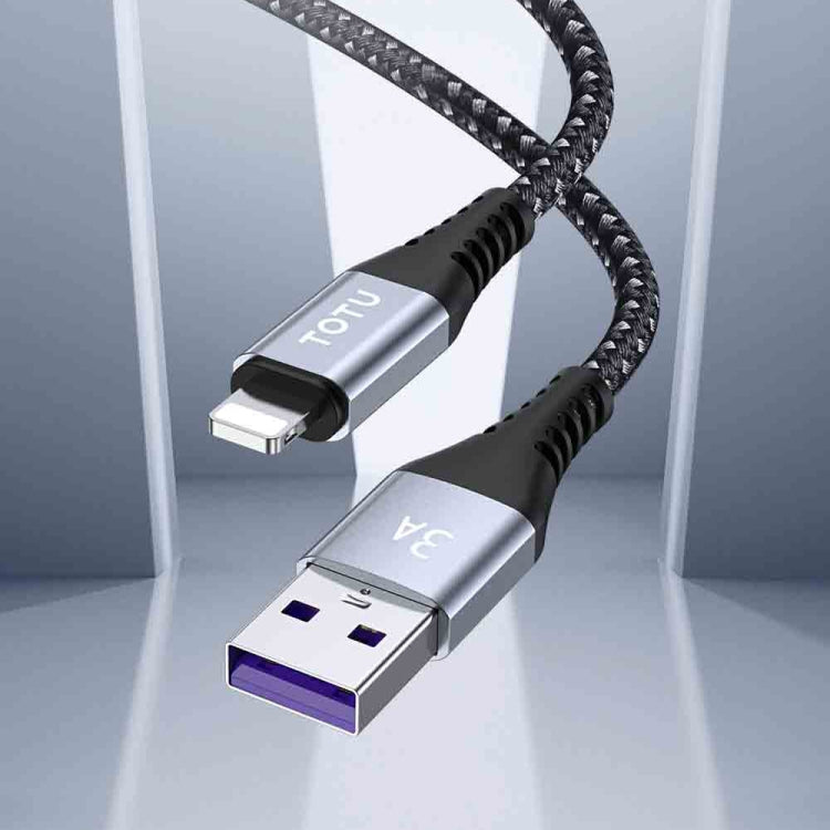 TOTU CB-5-3 3 in 1 17.5W USB to 8 Pin+Micro USB+USB-C/Type-C Multifunctional Data Cable, Length: 1.2m, CB-5-3