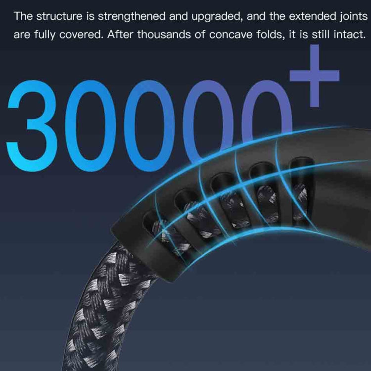 TOTU CB-5-3 3 in 1 17.5W USB to 8 Pin+Micro USB+USB-C/Type-C Multifunctional Data Cable, Length: 1.2m, CB-5-3