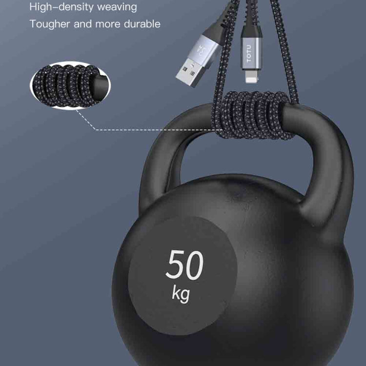 TOTU CB-5-PD 27W USB-C/Type-C to 8 Pin Data Cable, Length: 1m, CB-5-PD