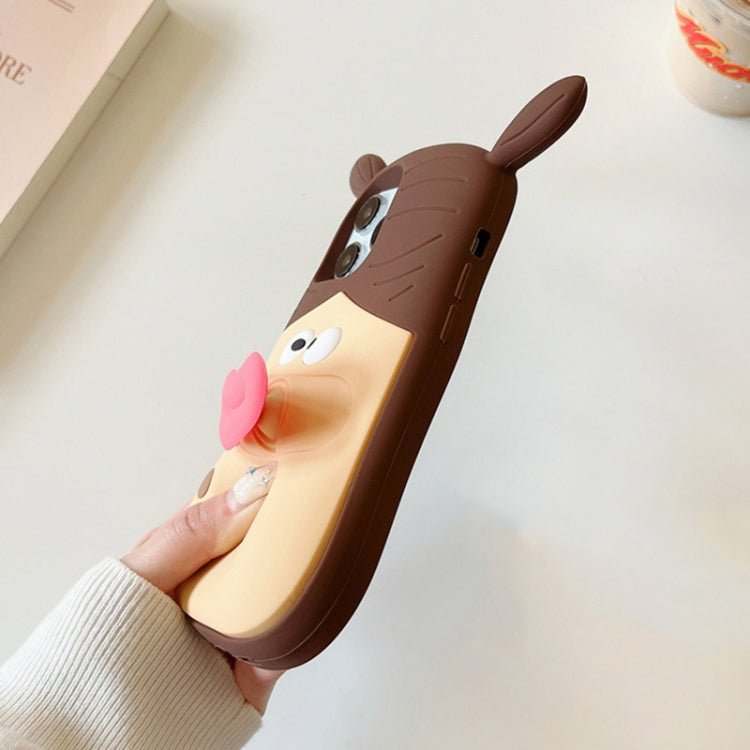 3D Fun Braid Girl Silicone Phone Case, For iPhone 15 Pro Max, For iPhone 15 Pro, For iPhone 15, For iPhone 14, For iPhone 14 Pro, For iPhone 14 Pro Max, For iPhone 13 Pro Max, For iPhone 13 Pro, For iPhone 13, For iPhone 12, For iPhone 12 Pro