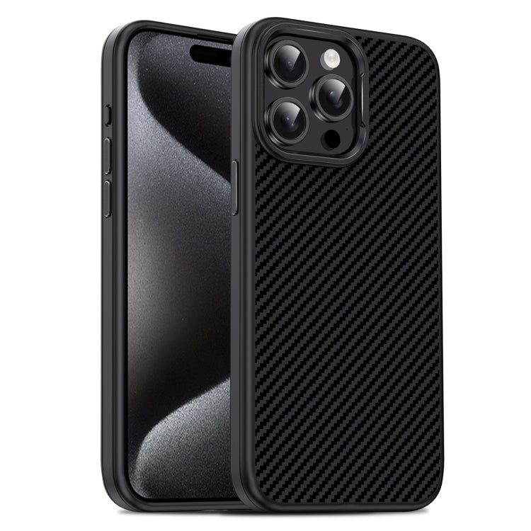 Carbon Fiber Textured Oil Spray PC + TPU Phone Case, For iPhone 15 Pro Max, For iPhone 15 Pro, For iPhone 15 Plus, For iPhone 15, For iPhone 14 Plus, For iPhone 14, For iPhone 14 Pro, For iPhone 14 Pro Max, For iPhone 13 Pro Max, For iPhone 13 Pro     ...