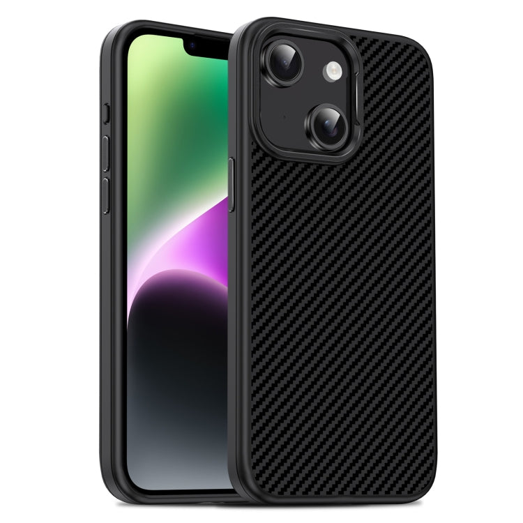 Carbon Fiber Textured Oil Spray PC + TPU Phone Case, For iPhone 15 Pro Max, For iPhone 15 Pro, For iPhone 15 Plus, For iPhone 15, For iPhone 14 Plus, For iPhone 14, For iPhone 14 Pro, For iPhone 14 Pro Max, For iPhone 13 Pro Max, For iPhone 13 Pro     ...