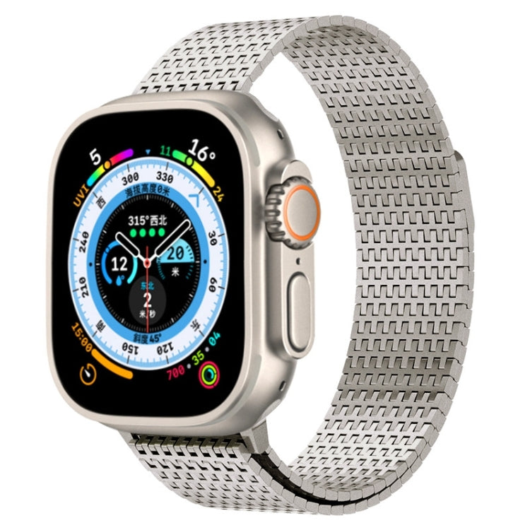 Milanese Loop Magnetic Clasp Stainless Steel Watch Band, For Apple Watch Series 4 44mm, For Apple Watch Series 4 40mm, For Apple Watch Series 3 38mm, For Apple Watch Series 3 42mm, For Apple Watch Series 2 42mm, For Apple Watch Series 2 38mm